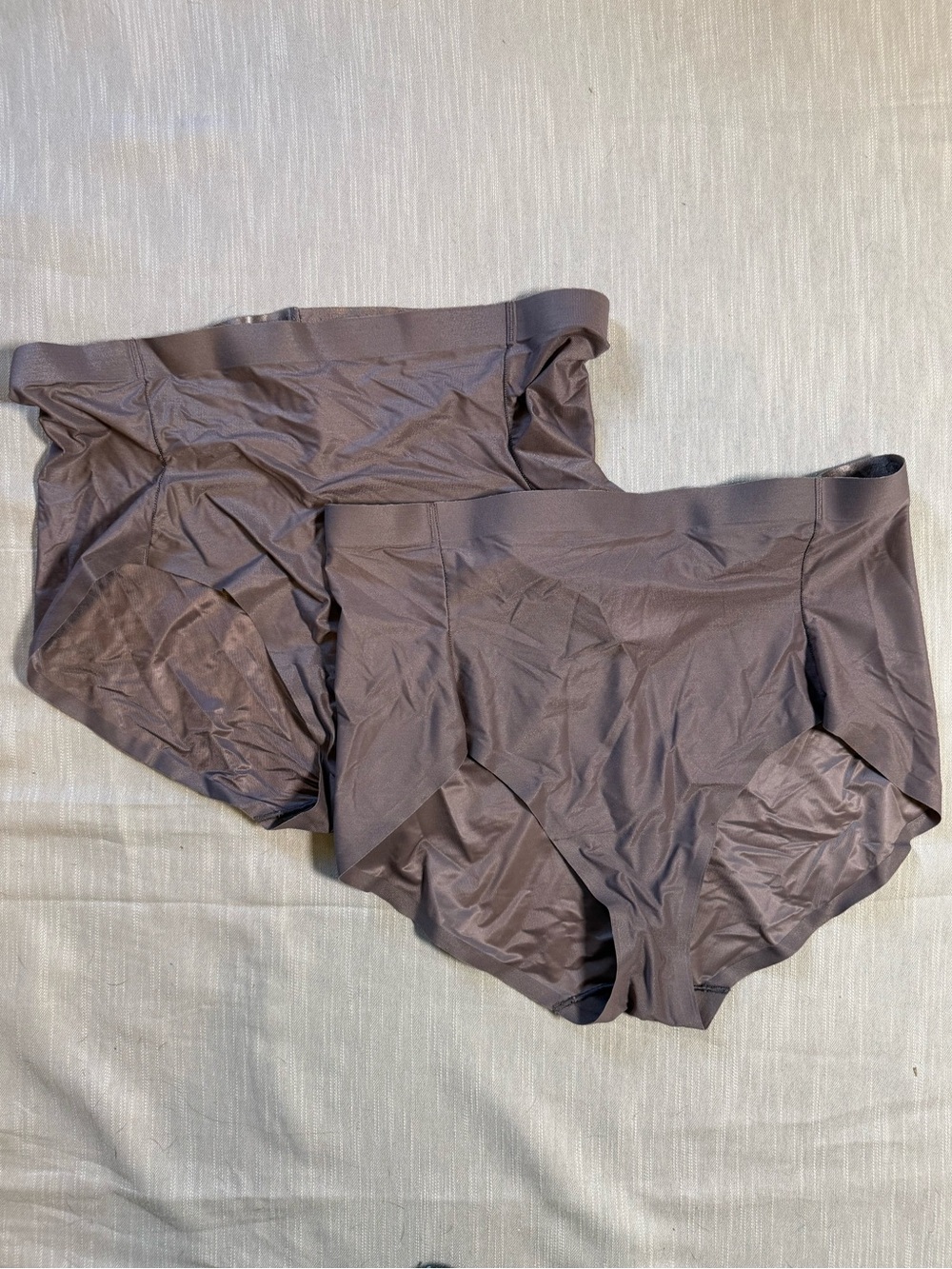 SPANX Sheer Control High Waist Brief Shapewear Underwear Taupe Brown XL NWOT
